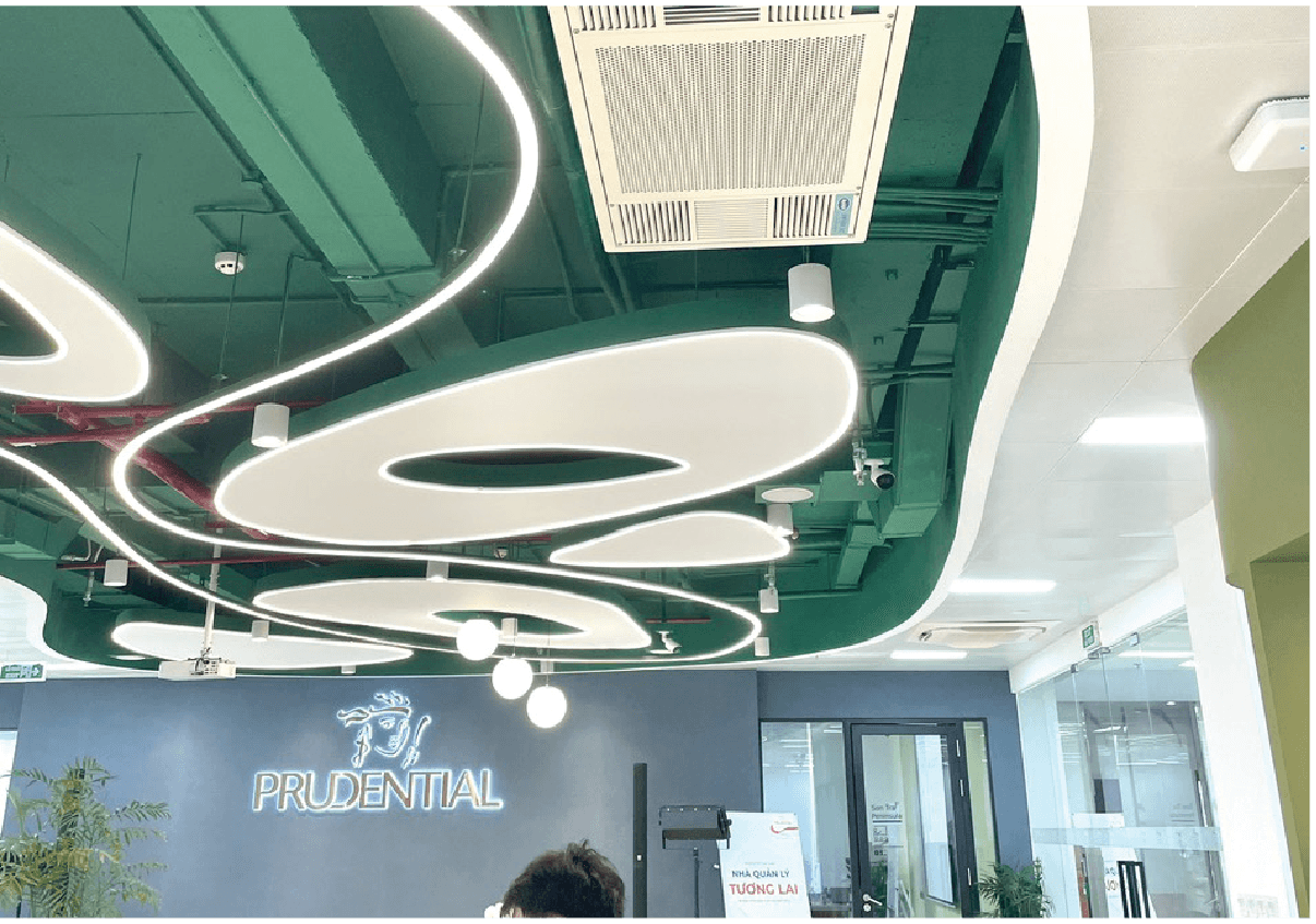 Hệ Thống Lọc Khói - Mùi - Diệt Khuẩn Treo Trần Cho Văn Phòng Prudential