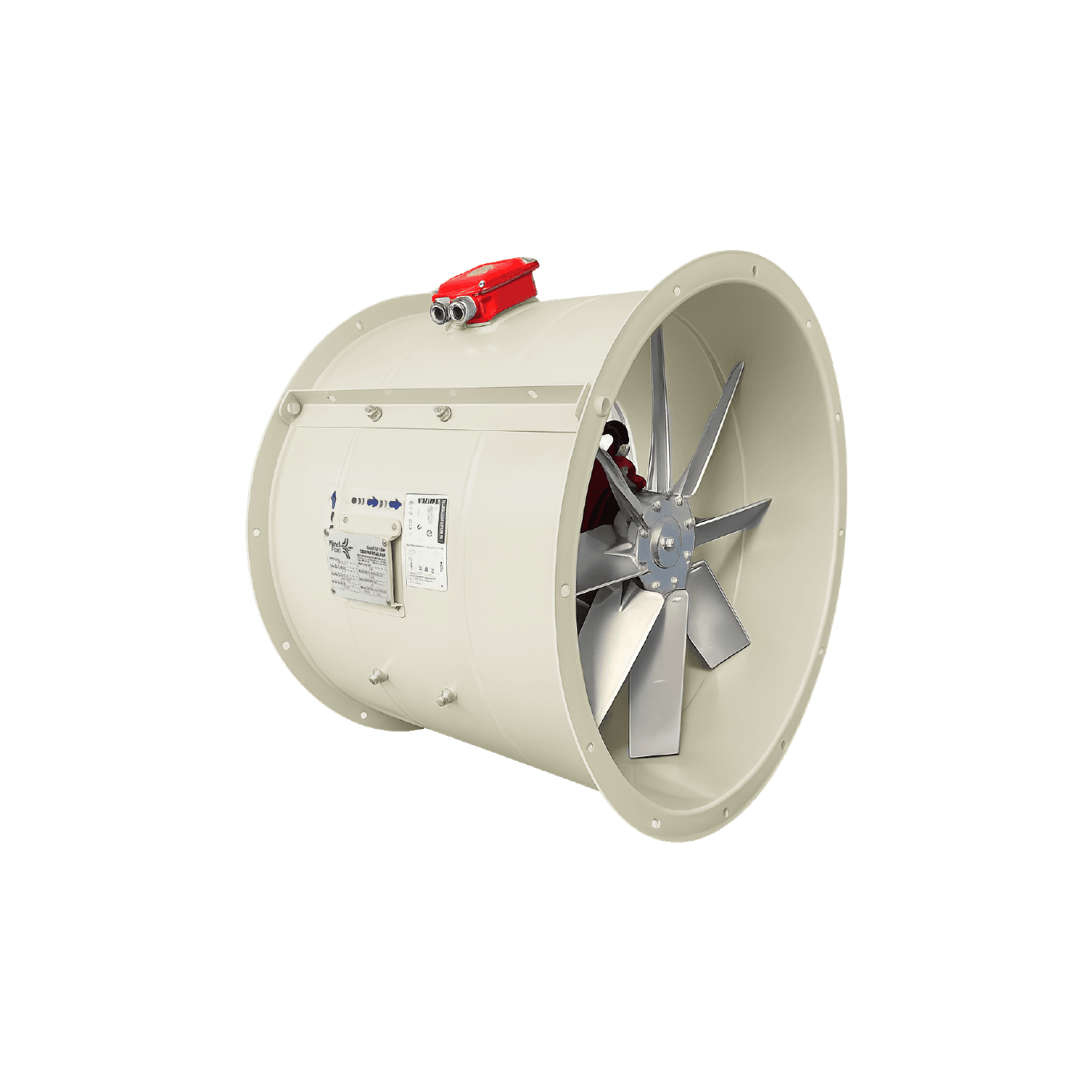 Quạt Hướng Trục Tròn Nối Ống (KFA-2D)